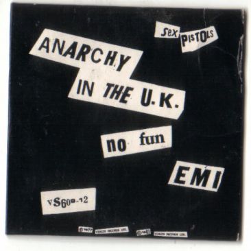 RARE SEX PISTOLS 3" CD ANARCHY IN THE UK VIRGIN CDT 3